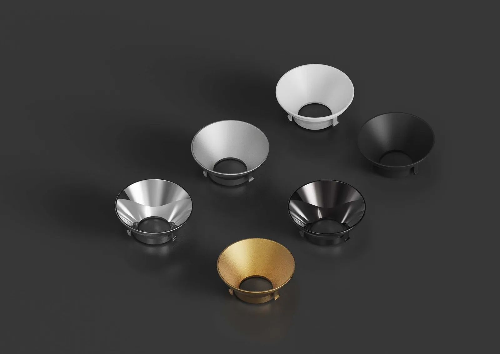 Havious reflectors in a range of finishes