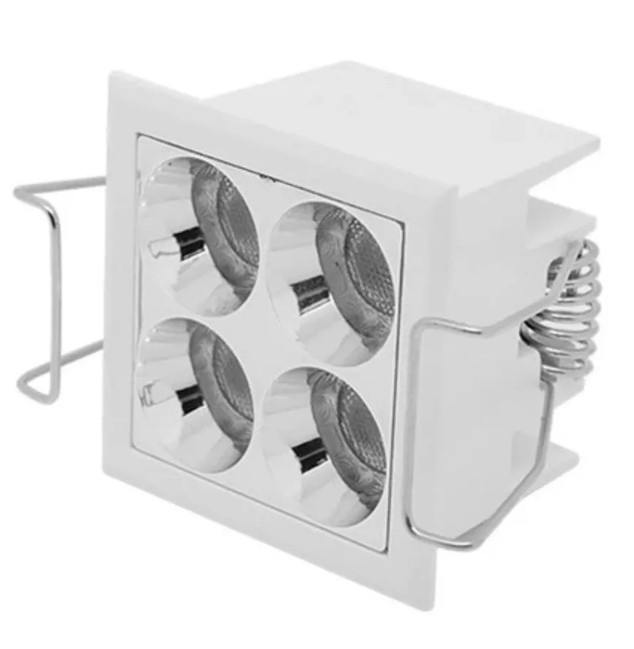 Glory-2X2 recessed spotlight with four cells in a square
