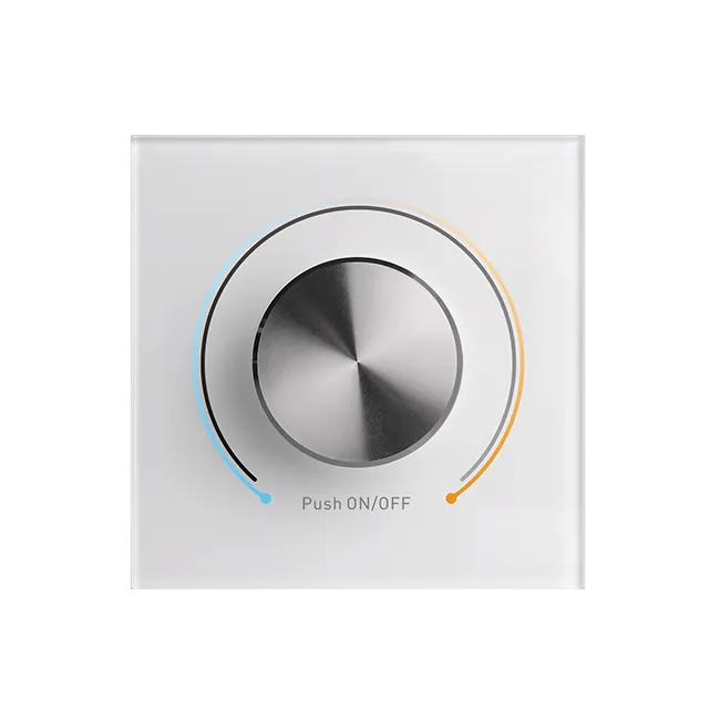 HL-2100RB-CCT rotary controller on a white wall plate